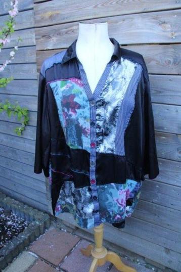 Blouse zwart/ Kleur Ulla Popken mt XXL Vaste prijs OPRUIMING beschikbaar voor biedingen