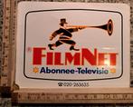 Sticker Filmnet Abonnee televisie strip logo merk muziekkant, Ophalen of Verzenden, Nieuw, Overige typen