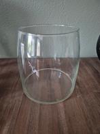 Mooie grote brede  vaas 19 cm, Ophalen, Overige kleuren, Minder dan 50 cm, Glas