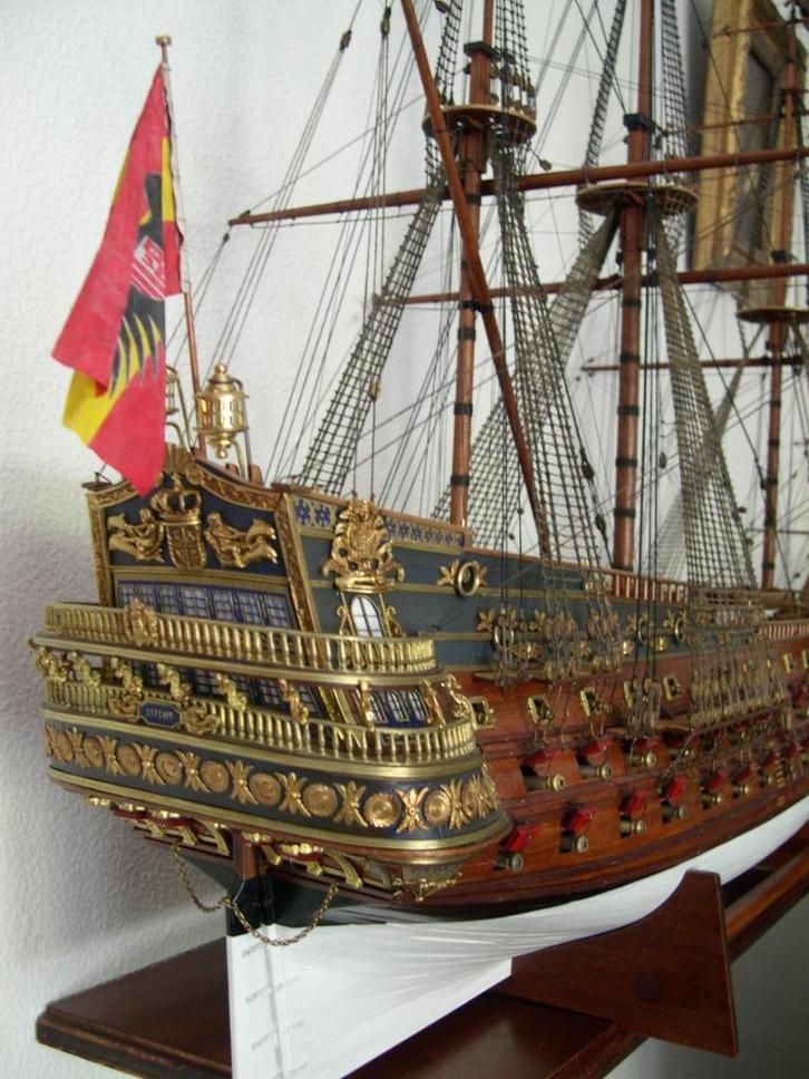 Scheepsmodel San Felipe 1690 te koop, Hobby en Vrije tijd, Modelbouw | Boten en Schepen, Zo goed als nieuw, 1:50 tot 1:200, Ophalen
