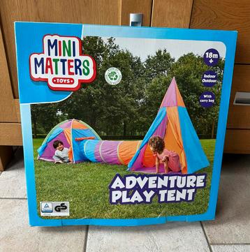 Mini Matters Speeltent met Tunnel - Binnen & Buiten beschikbaar voor biedingen