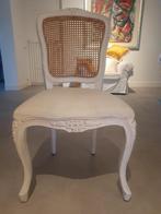 Brocante eetkamerstoel, Huis en Inrichting, Stoelen, Ophalen, Gebruikt, Wit, Eén