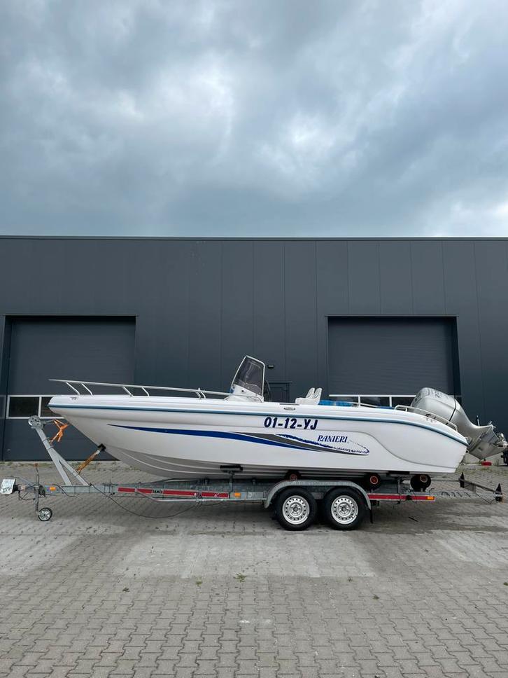 Ranieri Voyager Limited Edition 225pk, Watersport en Boten, Speedboten, Zo goed als nieuw, 6 meter of meer, Benzine, 200 pk of meer