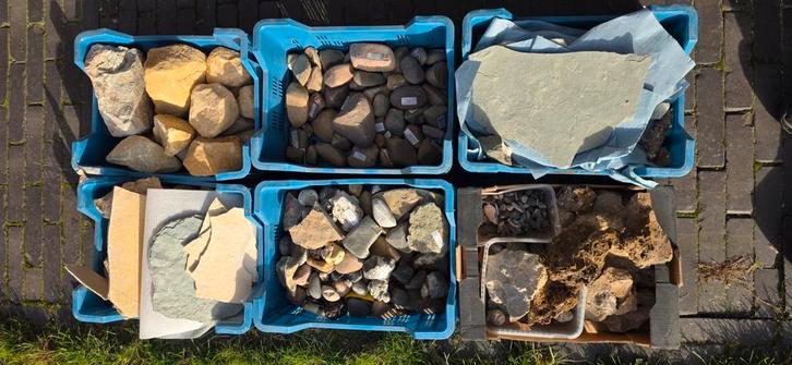 Grote geologische collectie, Verzamelen, Mineralen en Fossielen, Fossiel, Ophalen