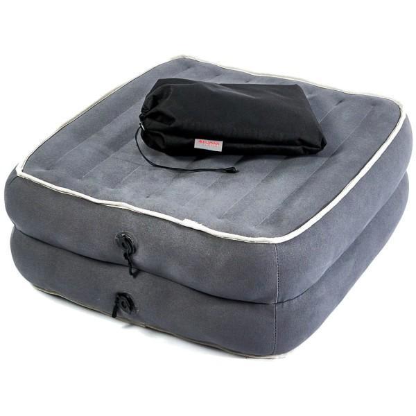 Pouffe Davron Grey XH dubbel oppompbaar, Caravans en Kamperen, Luchtbedden, Nieuw, 1-persoons, Ophalen of Verzenden