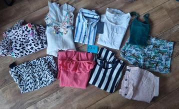 Maat 134 en 140 bikini meisje broek rok jurk jeans shirt  beschikbaar voor biedingen