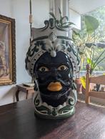 XXL Testa di moro (siciliaanse kop van keramiek), Ophalen of Verzenden, Zo goed als nieuw
