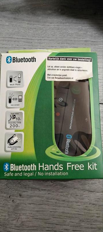 Nieuwe Bluetooth Hands Free Kit - Auto carkit beschikbaar voor biedingen