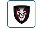 Skull design 22 Doming 3D stickers,Gel,Decal,Auto,Motor,Helm, Verzenden, Nieuw, Overige typen
