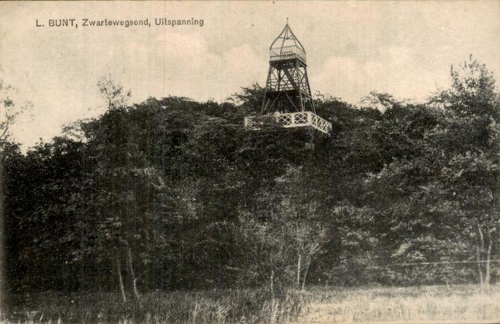 Zwartewegsend - Uitspanning, Verzamelen, Ansichtkaarten | Nederland, Gelopen, Friesland, Voor 1920, Ophalen of Verzenden