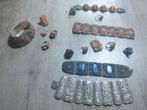 antiek Chinees zilver export sieraden met bloedkoraal enz., Antiek en Kunst, Ophalen