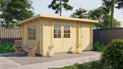 blokhutten actie, Tuin en Terras, Tuinhuizen, Nieuw, Blokhut, Hout, 250 tot 500 cm, 200 tot 400 cm, 1 raam, Ophalen