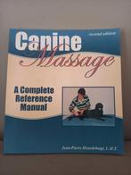 Canine Massage a complete reference manual, Ophalen of Verzenden, Zo goed als nieuw