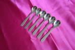 6 stuks eilepel, eierlepel 11cm ronde bak Gero Zilmeta 318, Gebruikt, Ophalen of Verzenden, Rvs of Chroom, Vaatwasserbestendig