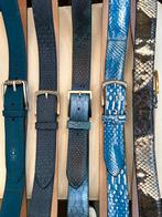 Mooie python riemen blauw wit zwart NIEUW 250 euro, Ophalen of Verzenden, Nieuw
