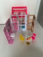 Barbiehuis met Meubels, Kinderen en Baby's, Speelgoed | Poppenhuizen, Ophalen of Verzenden, Zo goed als nieuw, Poppenhuis