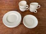 Wedgwood plain ivory thee/koffie gebak servies, Ophalen of Verzenden, Zo goed als nieuw, Bord(en), Wedgwood