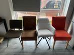 Diverse eetkamerstoelen (4 stuks), Huis en Inrichting, Stoelen, Ophalen, Gebruikt, Overige kleuren, Creatief