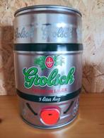 GROLSCH Pilsener Bier 5 Liter Blik vaatje. (leeg) 02, Ophalen of Verzenden, Flesje(s), Grolsch