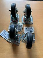 4 zwenkwielen, Doe-het-zelf en Verbouw, Zwenkwielen, Ophalen of Verzenden, Nieuw