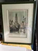 Chromolitho Belfort Brugge 1852, Antiek en Kunst, Ophalen of Verzenden