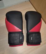 Ronin Kickbokshandschoenen 8oz (8 /10 jr) ZGAN Rood/Zwart, Ophalen of Verzenden, Zo goed als nieuw, Bokshandschoenen