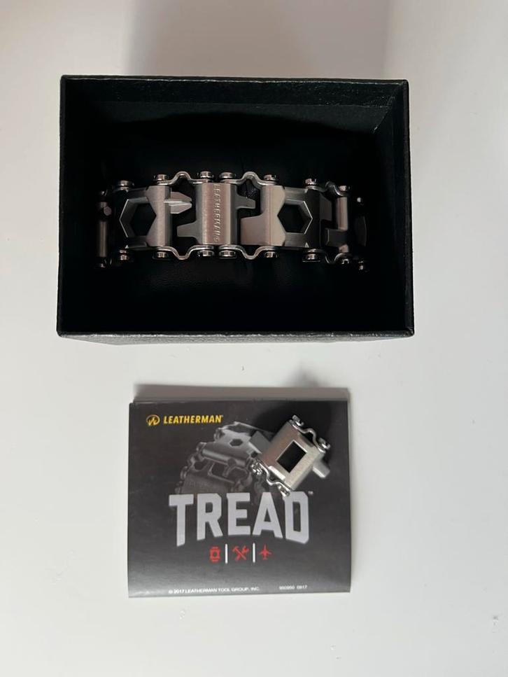 Leatherman Tread  Armband - RVS Staal, Sieraden, Tassen en Uiterlijk, Armbanden, Zo goed als nieuw, Staal, Zilver, Ophalen of Verzenden