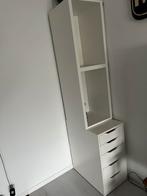 Ikea ladeblok en wandkast, Huis en Inrichting, Kasten | Ladekasten, Ophalen, Minder dan 50 cm, 5 laden of meer, Zo goed als nieuw