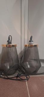 2 tafellampen excl fitting, Ophalen of Verzenden, Glas, Minder dan 50 cm