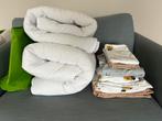 ** Peuterdekbed 120x150cm 4 seizoenen en 2 sets beddengoed**, Jongetje of Meisje, Wit, Ophalen of Verzenden, Deken of Dekbed