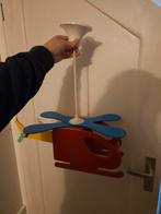 Leuke helicopter lamp, Ophalen of Verzenden, Gebruikt, Hout, Minder dan 50 cm