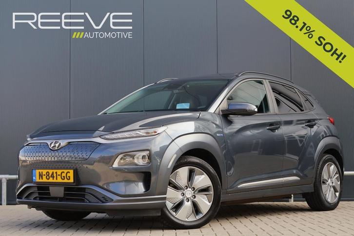 Hyundai KONA EV Premium Sky 64 kWh | 98% soh! | Leer | Trekh, Auto's, Hyundai, Bedrijf, Te koop, Kona, ABS, Achteruitrijcamera