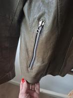 Goosecraft leren biker jas, Ophalen of Verzenden, Gedragen, Groen