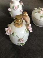 Vintage Parfumflesje met nog 1 potje en 1 flesje Jaren 60., Ophalen of Verzenden, Gebruikt, Parfumfles