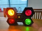 Disco lampen set op geluid 4st (Vintage), Ophalen, Gebruikt, Licht, Geluidgestuurd