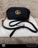 Gucci Marmont Camera Bag - Zo Goed Als Nieuw!, Ophalen of Verzenden, Zo goed als nieuw, Zwart, Schoudertasje