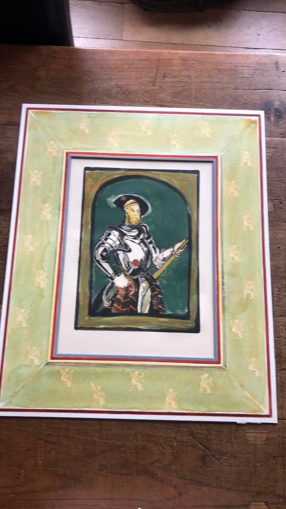 Oude aquarel, Antiek en Kunst, Kunst | Schilderijen | Klassiek, Ophalen of Verzenden