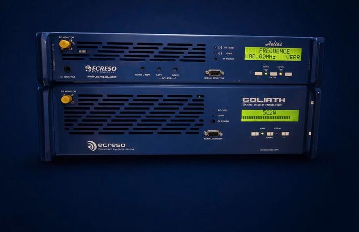 Ecreso Helios + Ecreso Goliath – (20W + 500W) 3.5 meter, Telecommunicatie, Zenders en Ontvangers, Zo goed als nieuw, Zender, Ophalen of Verzenden