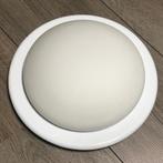 Plafonniere / Plafondlamp Lamp ø26 cm + Wit melkglas, Ophalen of Verzenden, Zo goed als nieuw, Glas