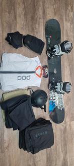 Complete snowboard uitrusting. Maat 43.  snowboard 155 cm, Ophalen of Verzenden, Zo goed als nieuw, Board