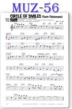 Muz56  Bladmuziek Super song Circle of Smiles, Gebruikt, Piano, Ophalen of Verzenden, Artiest of Componist