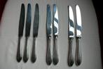 diner-messen. zilver plate 6x, ( +1  gratis)    24 cm lang, Ophalen of Verzenden, Gebruikt, Overige materialen