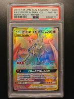 Charizard & braixen GX 075/064 japans PSA 8, Ophalen of Verzenden, Zo goed als nieuw, Losse kaart, Foil