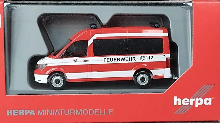 Volkswagen VW Crafter Feuerwehr Nürnberg 1:87 Herpa Pol, Hobby en Vrije tijd, Modelauto's | 1:87, Nieuw, Herpa, Ophalen of Verzenden