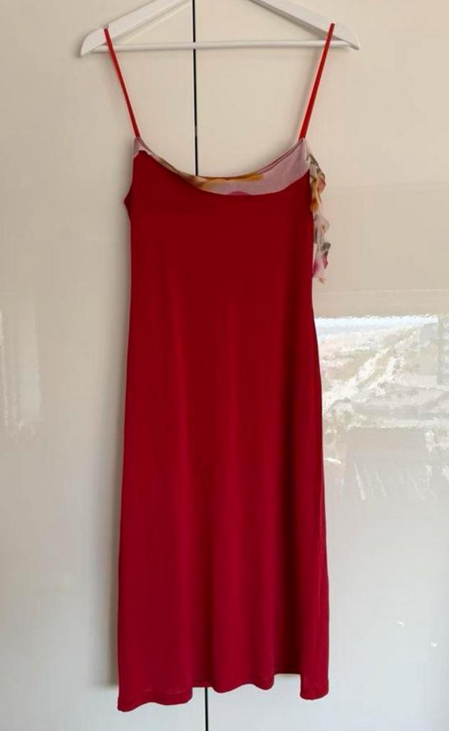 Rood jurkje met spaghettibandjes van Celyn B., Kleding | Dames, Jurken, Zo goed als nieuw, Maat 34 (XS) of kleiner, Rood, Boven de knie