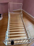 Wit stalen meegroeibed in nette staat., Kinderen en Baby's, Kinderkamer | Bedden, Gebruikt, 70 tot 85 cm, Ophalen of Verzenden