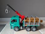 Bruder Vrachtwagen Boomstam Transport, Kinderen en Baby's, Ophalen of Verzenden, Gebruikt