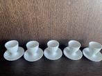 4 witte Kaiser porselein eierdopjes, Kaiser Porzellan, Antiek en Kunst, Antiek | Porselein, Ophalen of Verzenden