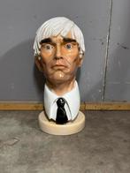 Andy Warhol Buste - Pop Art Icoon - 70cm, Ophalen of Verzenden, Gebruikt, Mens