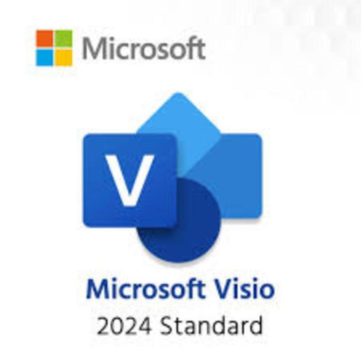 Microsoft visio 2024 Standard - Windows 10 | Windows 11, Computers en Software, Office-software, Nieuw, Windows, Overige programma's